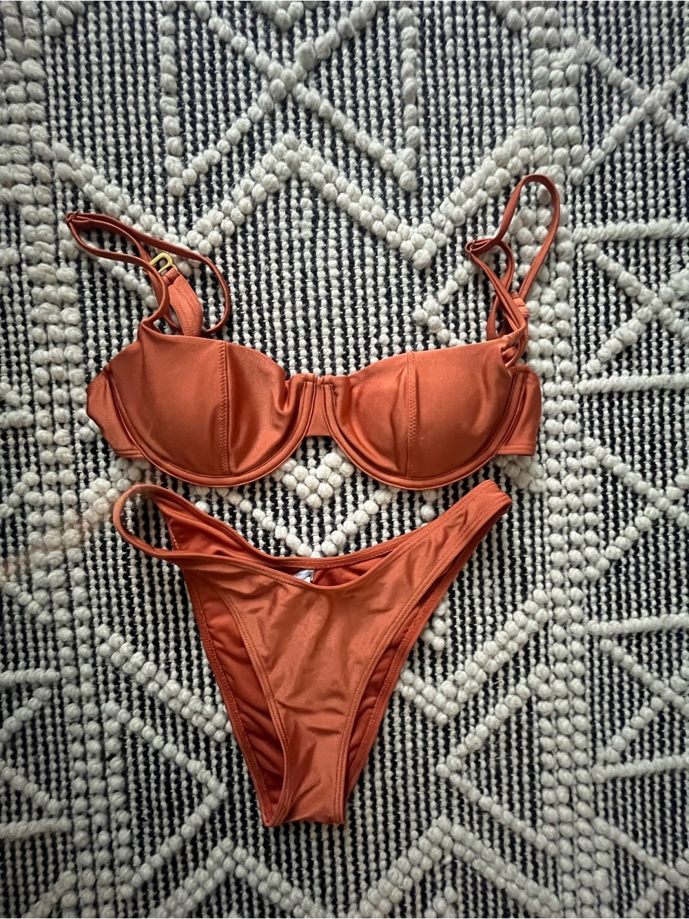 Forever 21 Rust Orange Bikini Set